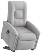 Μόνιμη καρέκλα ανάκλισης Ύφασμα Γκρι σύννεφο