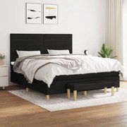 ΚΡΕΒΑΤΙ BOXSPRING ΜΕ ΣΤΡΩΜΑ ΜΑΥΡΟ 160X200 ΕΚ. ΥΦΑΣΜΑΤΙΝΟ 3137247