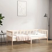 Καναπές Κρεβάτι Χωρίς Στρώμα 90x190 εκ. Μασίφ Ξύλο Πεύκου 814644