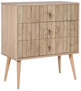 Συρταρτιέρα Soho Megapap χρώμα sonoma 80x40x90εκ.