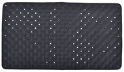 Πατάκι Μπανιέρας Αντιολισθητικό Μαύρο PVC 66x38cm ANKOR