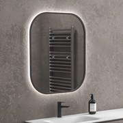 Καθρέπτης με κρυφό φωτισμό SHARON Black KARAG 60x70cm - SHARON6070-B