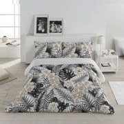 Σεντόνια Orchid (Σετ 4τμχ) White-Black Anna Riska Υπέρδιπλo 240x275cm 100% Βαμβακοσατέν