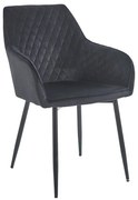 Πολυθρόνα Lila ΕΜ7851,1 56x60x81cm Black