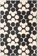 Χαλί Puzzle Flower Slate 060905 Black-Beige Orla Kiely 120X180cm