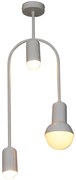 Φωτιστικό Οροφής  HL-3523-3 CHRISTOPHER WHITE PENDANT - 51W - 100W - 77-3783