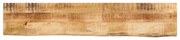 vidaXL Επιφάνεια Τραπεζιού 160x40x2,5 εκ. Live Edge Μασίφ Ξύλο Μάνγκο