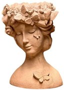 Βάζο Butterfly 963DNL1137 43x32x32cm Cream Aberto Design Πολυέστερ