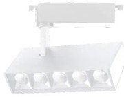 Σποτ Φωτιστικό Μονοφασικής Ράγας 20W IP20 3CCT Inlight-T1-05800-White-Λευκό T1-05800-White