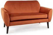 SOFA MENA VELVET CYNAMON BLUVEL 4215 / WENGE