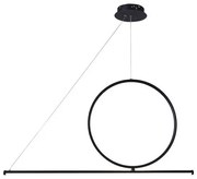 Κρεμαστό Φωτιστικό Οροφής Led Μαύρο 144-16018 Eurolamp-144-16018-Μαύρο 144-16018
