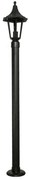 Φωτιστικό Δαπέδου 10-0182 135x20,5x20,5cm E27 10W Led IP44 Black Heronia