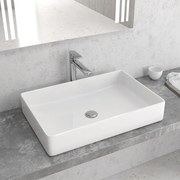 KARAG LT2174 Νιπτήρας Επικαθήμενος Λευκό Πορσελάνη