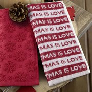 Χριστουγεννιάτικες Πετσέτες Κουζίνας (Σετ 2τμχ) Nima Christmas Love