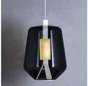 Κρεμαστό Φωτιστικό Οροφής LED 8W Dimmer Φυσητό Γυαλί Μέταλλο Λευκό Luisa S1 Prandina-1C51000513026-Φιμέ/Smoke 1C51000513026