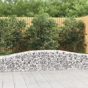 Συρματοκιβώτια Τοξωτά 8 τεμ. 400x50x40/60 εκ. Γαλβαν. Ατσάλι 3145923