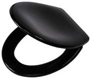 Καπάκι Λεκάνης Ventura 251490746 45,2x37,5x5cm Black Tiger Πλαστικό
