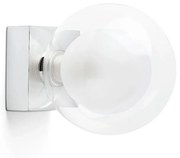 Φωτιστικό Μπάνιου - Απλίκα Perla G9 max 6W Chrome Faro Barcelona Μέταλλο,Γυαλί