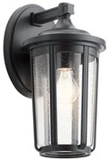 Απλίκα Φωτιστικό Τοίχου E27 60W IP44 Fairfield Elstead QN-FAIRFIELD-L-BK Μαύρο