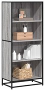 Βιβλιοθήκη Γκρι Sonoma 60x35x139 cm Ξύλινη κατασκευή 3300843