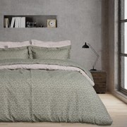 Παπλωματοθήκη Daily 3002 (Σετ 2τμχ) Khaki-Beige-Black Das Home Μονό 160x240cm 100% Βαμβάκι