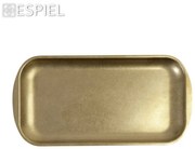 SNOW GOLD ΠΙΑΤΟ ΟΡΘΟΓ. SS 18/10 37Χ20Χ1,5ΕΚ. ΣΕΤ 2 τμχ - Espiel