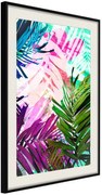 Αφίσα - Vibrant Jungle - 40x60 - Μαύρο - Με πασπαρτού