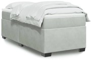 ΚΡΕΒΑΤΙ BOXSPRING ΜΕ ΣΤΡΩΜΑ ΑΝΟΙΧΤΟ ΓΚΡΙ 100X200 ΕΚ. ΒΕΛΟΥΔΙΝΟ 3285263