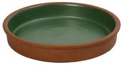 Μπωλ Σερβιρίσματος Aida HEV105K6 21,5x4cm Green-Brown Espiel Πηλός