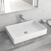 Νιπτήρας Επικαθήμενος LT 2174 61x40,5x11cm White Karag Πορσελάνη