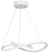 Φωτιστικό Οροφής Mercury 01-0351 Led 48W Φ50x60cm White Heronia Μέταλλο