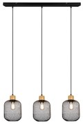 Φωτιστικό Κρεμαστό Ράγα Vintage Industrial RL Lighting Calimero R30563032 Μαύρο Ματ