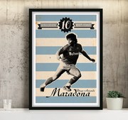 Πόστερ &amp; Κάδρο Maradona SC005 21x30cm Εκτύπωση Πόστερ (χωρίς κάδρο)