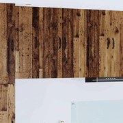 vidaXL Κρεμαστό ντουλάπι κουζίνας με ράφι Παλιό Ξύλο 60 x 31 x 80 εκ.