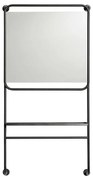 Καθρέφτης με ράφι Copenhagen Μαύρο Μέταλλο/Γυαλί W60xH120xD22 cm MUUBS