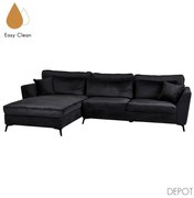 Liberta FOREVER ΚΑΝΑΠΕΣ ΓΩΝΙΑ ΑΡΙΣΤΕΡΗ ΜΑΥΡΟ 316x185xH92cm 316x185xH92cm 71-0174