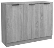 vidaXL Ντουλάπι Γκρι Sonoma 90,5 x 30 x 70 εκ. από Επεξεργασμένο Ξύλο