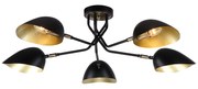 KQ 2759/5 ELIA BLACK AND ANTIQUE BRASS CEILING LAMP Ζ3 HOMELIGHTING 77-8103