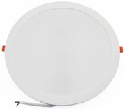 Adeleq Φωτιστικό Ψευδοροφής LED Στρόγγυλο Πλήρες 24W 6200K 120° Λευκό 21-924100