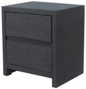 Artekko Thoiyoi Ξύλινο Μασίφ Γκρι Κομοδίνο (50x40x55)cm Artekko 784-0031