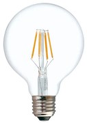 Λαμπτήρας LED G80 Bulb pakoworld 4W E27 3000K 200-220V clear