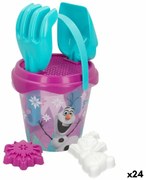 Σετ Παιχνιδιών για τη Παραλία Frozen Olaf Ø 14 cm (24 Μονάδες)