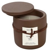 Αρωματικό κερί τσιμεντένιο καφέ Homemade Spa 7,7x8εκ.