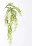 Τεχνητή Κρεμαστή Φτέρη 6361-7 15x83cm Green-White Supergreens Polyethylene