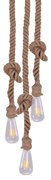 SE147-27-3 MAYA PENDANT LAMP ROPE+