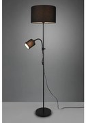 Επιδαπέδιο Φωτιστικό E27 42W IP20 Owen R40192002 Trio Lighting-R40192002-Μαύρο R40192002