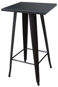 Τραπέζι Bar RELIX Μαύρο Μέταλλο 60x60x103cm