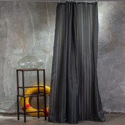 Κουρτίνα Μπάνιου Jacquard Anthracite Melinen 180Πx180Υ 180x180cm Πολυέστερ