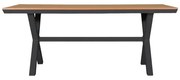 Τραπέζι FL6510 Fylliana Αλουμινίου Polywood Γκρί 180x100x75 εκ. 180x100x75 εκ.