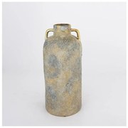 Βάζο Κεραμικό Γκρι &amp; Χρυσό 135x13.5x30cm 752-20129 Estheti-752-20129-Χρυσό 752-20129
